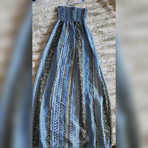 Blue maxi dress